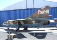 26 - Mikoyan i Gurevich MiG-23ML FLOGGER-G (ex LSK/LV 558, ex Luftwaffe 20 30, here displayed as a VVS aircraft) at the Musee de l'Air, Paris/Le Bourget