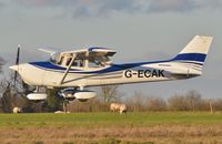 G-ECAK @ EGSV - About to touch down. - by Graham Reeve