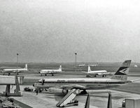 PK-GJA @ AMS - Convair 990 Coronada PK-GJA of Garuda Indonesia Airways (now Garuda Indonesia) at Amsterdam Schiphol in 1967. - by Dito Roso
