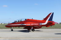 XX325 @ LMML - Hawk XX325 Red Arrows RAF 28Sep13. - by Raymond Zammit