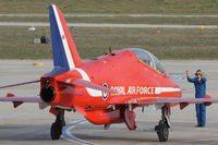 XX325 @ LMML - Hawk XX325 Red Arrows RAF 29Sep13. - by Raymond Zammit
