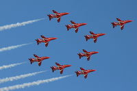 XX325 @ LMML - Red Arrows over Malta. - by Raymond Zammit