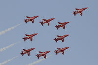 XX219 @ LMML - Hawks Red Arrows of the RAF 28Sep13. - by Raymond Zammit