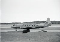 G-ANHE @ ESSB - This is scanned from a negative I took around 1957.
The visit to Bromma was probably some kind of
celebration or inauguration of which I have forgotten the details. - by Gunnar Ståhl