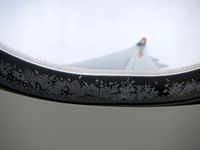 ZS-SXW - Ice on the window during flight - by Paul H