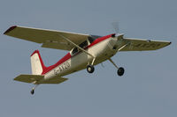 G-AXZO @ EGHA - Caught on departure. - by Howard J Curtis