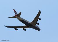 G-CIVI @ KJFK - BA One World going to a landing @ 22L/JFK - by Gintaras B.