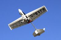 G-BVFR @ EGFH - Resident Streak Shadow overflying runway 22 at EGFH. - by Derek Flewin