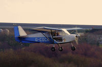 G-CDCH @ EGFH - Resident Skyranger departing runway 28 at EGFH on local flight. - by Derek Flewin