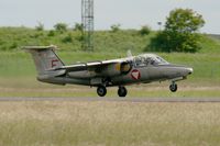 1125 @ LFOC - Austrian Air Force Saab 105OE, Landing Rwy 28, Chateaudun Air Base 279 (LFOC) Open day 2013 - by Yves-Q