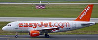 G-EZBO @ EDDL - Easy Jet, is here taxiing to the gate at Düsseldorf Int'l(EDDL) - by A. Gendorf