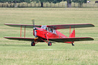 G-ADKC @ X1WP - De Havilland DH-87B Hornet Moth at The De Havilland Moth Club's 28th International Moth Rally at Woburn Abbey. August 2013. - by Malcolm Clarke