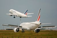 F-GUGD @ LFPG - Airbus A318-111, Landing Rwy 26L, Roissy Charles De Gaulle Airport (LFPG-CDG) - by Yves-Q