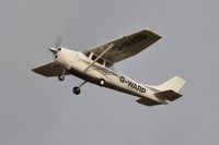 G-WARP @ EGFH - Visiting Cessna Skylane, impressive climb out from Runway 22. - by Roger Winser