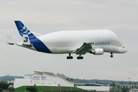 F-GSTC @ LFBO - Airbus A300B4-608ST Beluga, Short Approach Rwy 14L, Toulouse Blagnac Airport (LFBO-TLS) - by Yves-Q