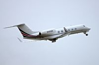 N421QS @ EGGW - 2008 Gulfstream Aerospace GIV-X (G450), c/n: 4114 departs Luton - by Terry Fletcher