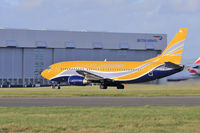 EI-STA @ EGFF - Boeing 737-31S, Contract 446J, departing runway 30 at EGFF, en-route to Dublin. - by Derek Flewin