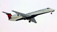 N274SK @ KBDL - Chautauqua 6363, an Embraer EMB-145LR on final for runway 24 from Detroit, Michigan (KDTW). - by Mark K.