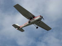 N714HH @ SZP - 1977 Cessna 150M, Continental O-200 100 Hp, takeoff climb Rwy 04 - by Doug Robertson
