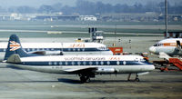 G-AOJC @ LHR - Viscount 802 of British European Airways Scottish Division as seen at Heathrow in the Spring of 1973. - by Peter Nicholson