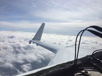 N3555 @ 01M - VariEze en route over Tennessee (01M to KSJS) - by Mike Josi