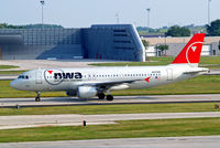 N337NW @ KMKE - Airbus A320-212 [0358] (Northwest Airlines) Milwaukee~N 27/07/2008 - by Ray Barber