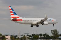 N981AN @ KMIA - AA B738 about to land. - by FerryPNL