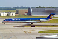 N808ME @ KMKE - McDonnell Douglas DC-9-82 [48070] (Midwest Airlines) Milwaukee~N 27/07/2008 - by Ray Barber