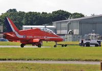 XX237 @ EGHH - Being towed to parking area - by John Coates