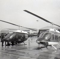N4707R - At Paris-Le Bourget Airshow 1969 (on the left on the photo) - by J-F GUEGUIN