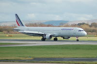 F-GTAM @ EGCC - Air France Airbus A321-211F-GTAM landed at Manchester Airport. - by David Burrell