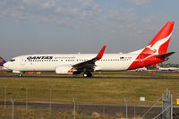 VH-VZM @ YSSY - taxiing to 34R - by Bill Mallinson