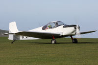 G-BADM @ EGHA - Heading out to do some engine runs, hence the topless look. - by Howard J Curtis