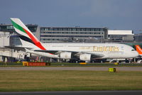 A6-EDU @ EGCC - Emirates - by Chris Hall