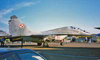 64 @ EGVA - Mikoyan-Gurevich MiG-29UB Fulcrum [N50903014664] (Polish Air Force) RAF Fairford~G 19/07/1997 - by Ray Barber