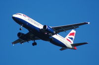 G-EUYI @ EGCC - British Airways Airbus A320-232 G-EUYI on approach to Manchester Airport. - by David Burrell