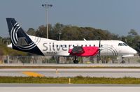 N435XJ @ KFLL - Silver SF340 starting its take-off run. - by FerryPNL