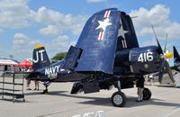 N713JT @ LAL - 1945 CHANCE VOUGHT F4U-4 CORSAIR - by dennisheal