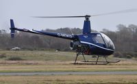 G-MDKD @ EGFH - Resident R-22 operated by HeliAir Wales. - by Roger Winser
