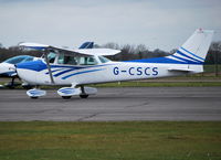 G-CSCS @ EGTU - Reims Cessna F172M Skyhawk at Dunkeswell. Ex PH-MEM - by moxy