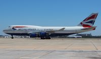 G-BNLZ @ MCO - British Airways Dreamflight 747-400 - by Florida Metal
