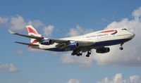 G-BNLZ @ MIA - British 747-400