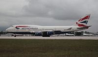 G-BYGB @ MIA - British 747-400