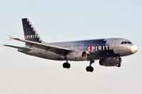 N510NK @ KFLL - Spirit A319 still in old colors - by FerryPNL