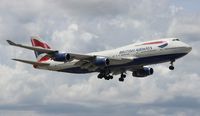 G-CIVA @ MIA - British 747-400