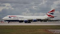 G-CIVA @ MIA - British 747-400