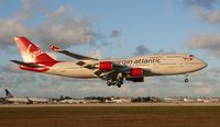 G-VHOT @ MIA - Virgin 747-400