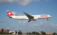 HB-JHK @ MIA - Swiss A330-300 - by Florida Metal