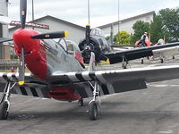 N551DP - Sitting with T-28 - by Jeff Paden