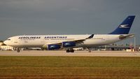 LV-ZPX @ MIA - Aerolineas Argentinas A340-200 - by Florida Metal